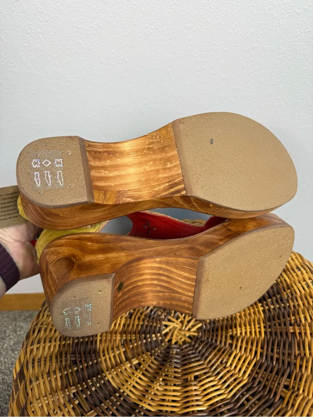 Bed Stu Locket Wedge Sandals - 10